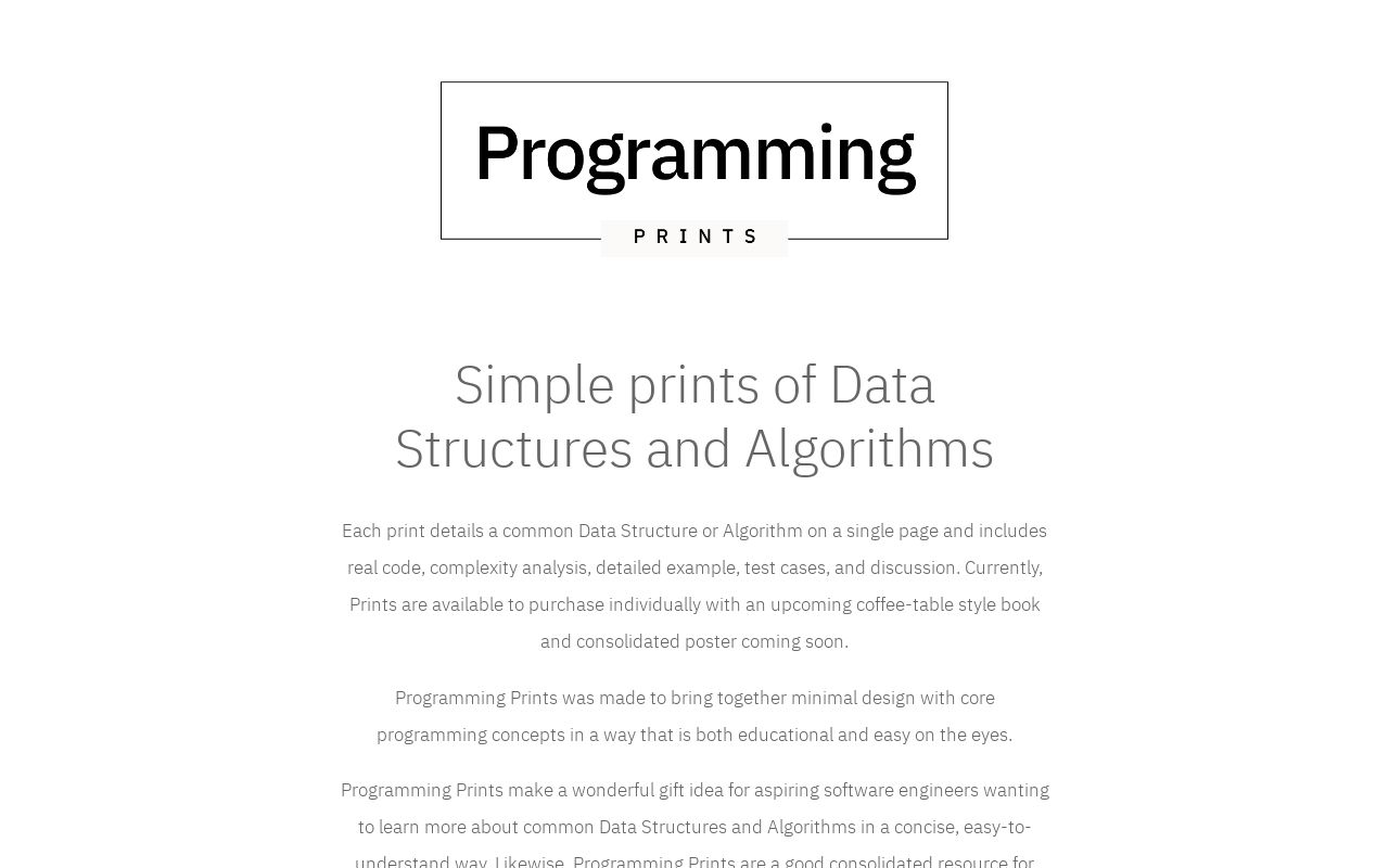 Programming Prints